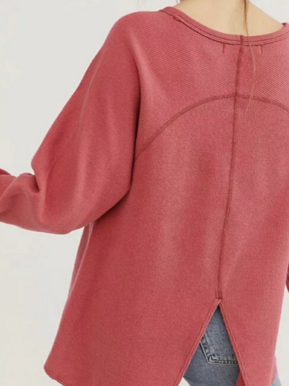 Free People (we the free) pink long sleeve top